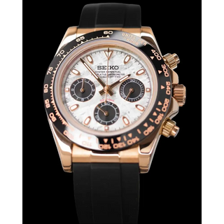 WDM Custom Mod Rose Gold Meteorite Daytona - Wristwatch