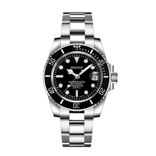 WDM SEIKO MOD BLACK SUBMARINER - Wristwatch