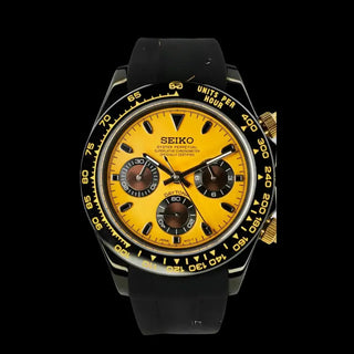 WDM SEIKO MOD BUMBLEBEE DAYTONA - Wristwatch