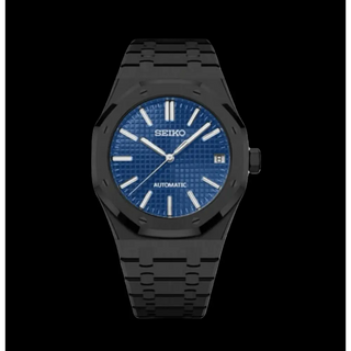 WDM SEIKO MOD ROYAL OAK BLACK,BLUE - Wristwatch