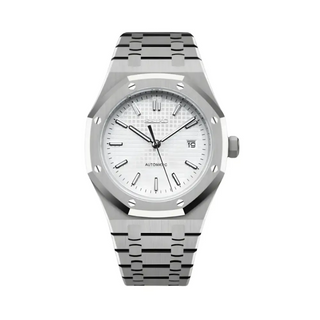 WDM SEIKO MOD ROYAL OAK CLASSIC WHITE - Wristwatch