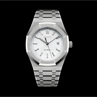 WDM SEIKO MOD ROYAL OAK CLASSIC WHITE - Wristwatch