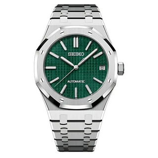 WDM SEIKO MOD ROYAL OAK GREEN - Wristwatch