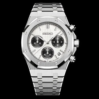 WDM SEIKO MOD ROYAL OAK PANDA - Wristwatch