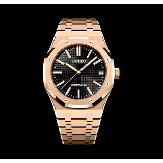 WDM SEIKO MOD ROYAL OAK ROSE GOLD - Wristwatch