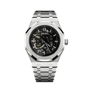 WDM SEIKO MOD ROYAL OAK SILVER SKELETON - Wristwatch