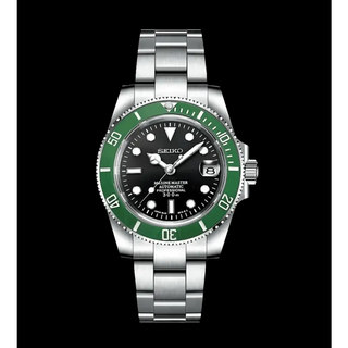 WDM SEIKO MOD SUBMARINER KERMIT - Wristwatch